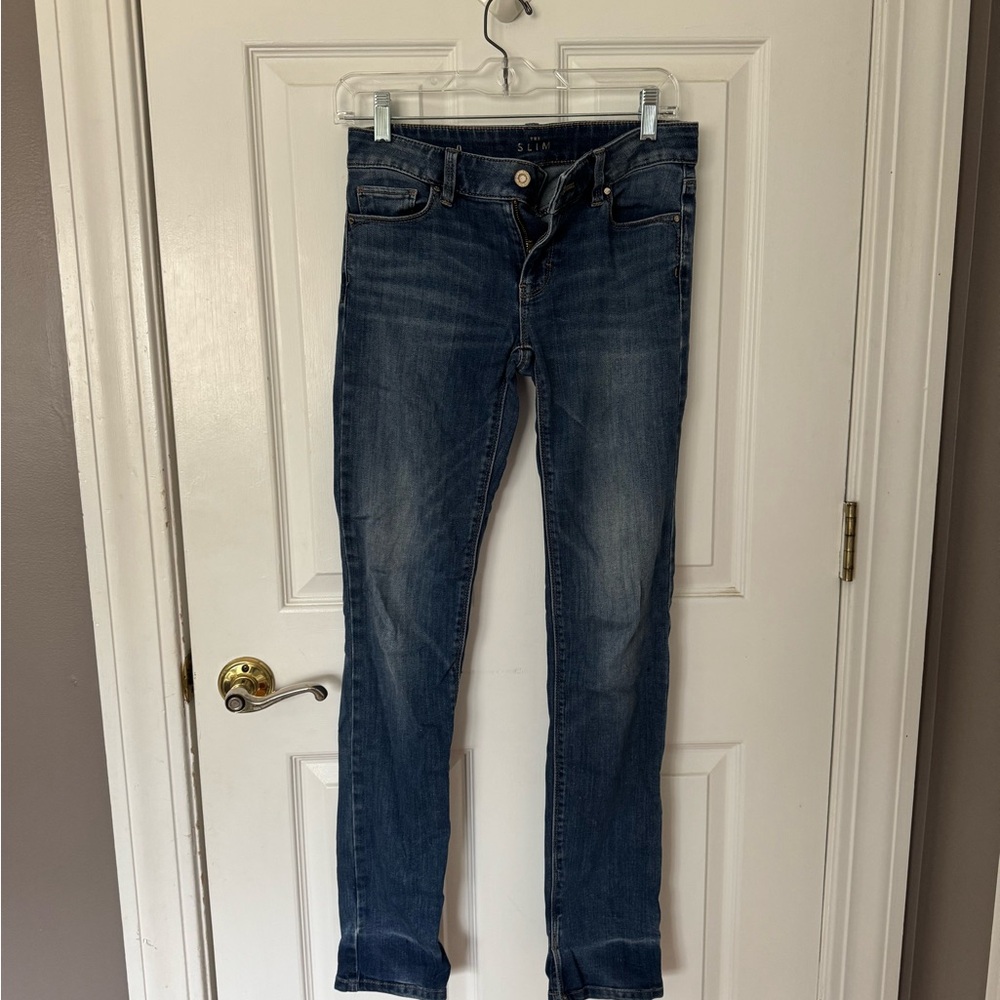 White House Black Market Dark Blue Skinny Jeans